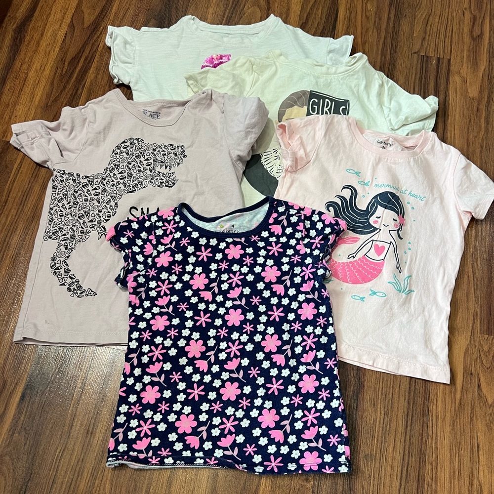 LOT, 5 4T Shirts, Play Condition